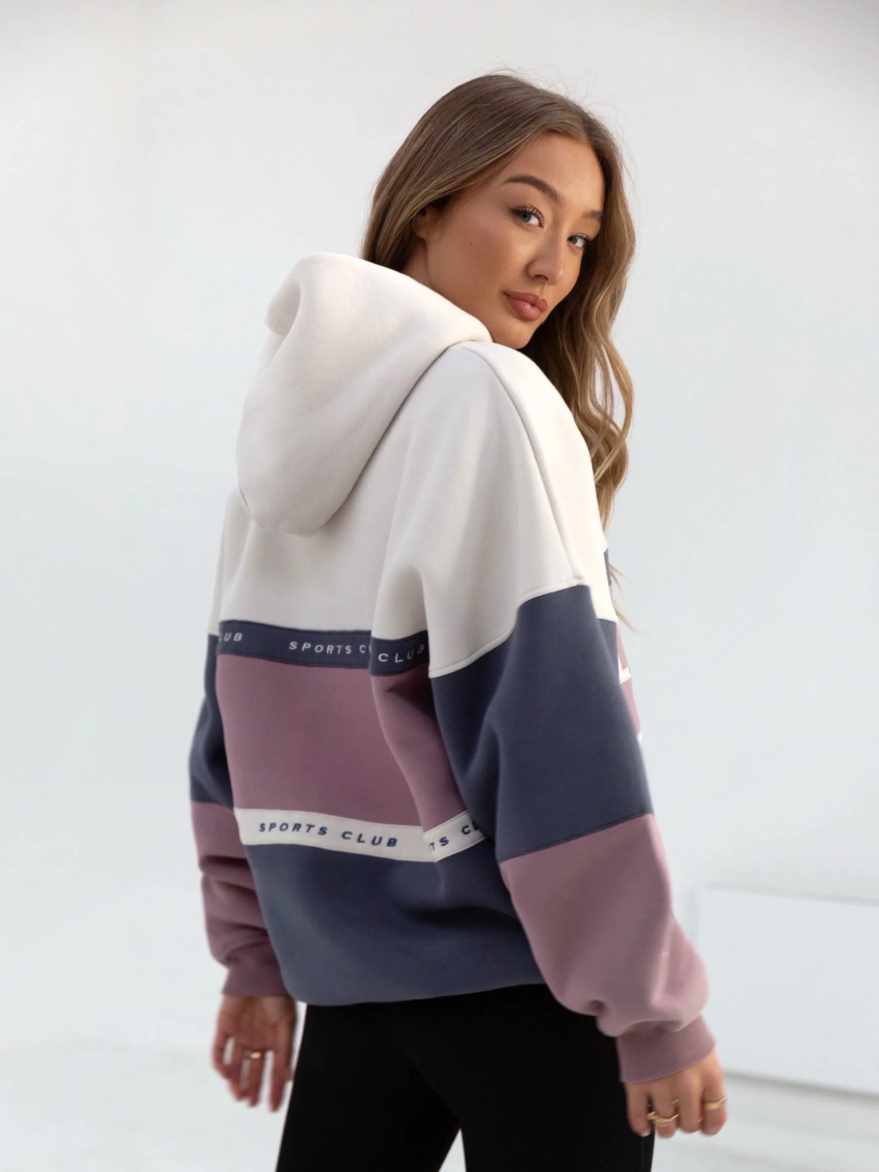 Alpine Oversized Hoodie - Dusty Pink - Image 5