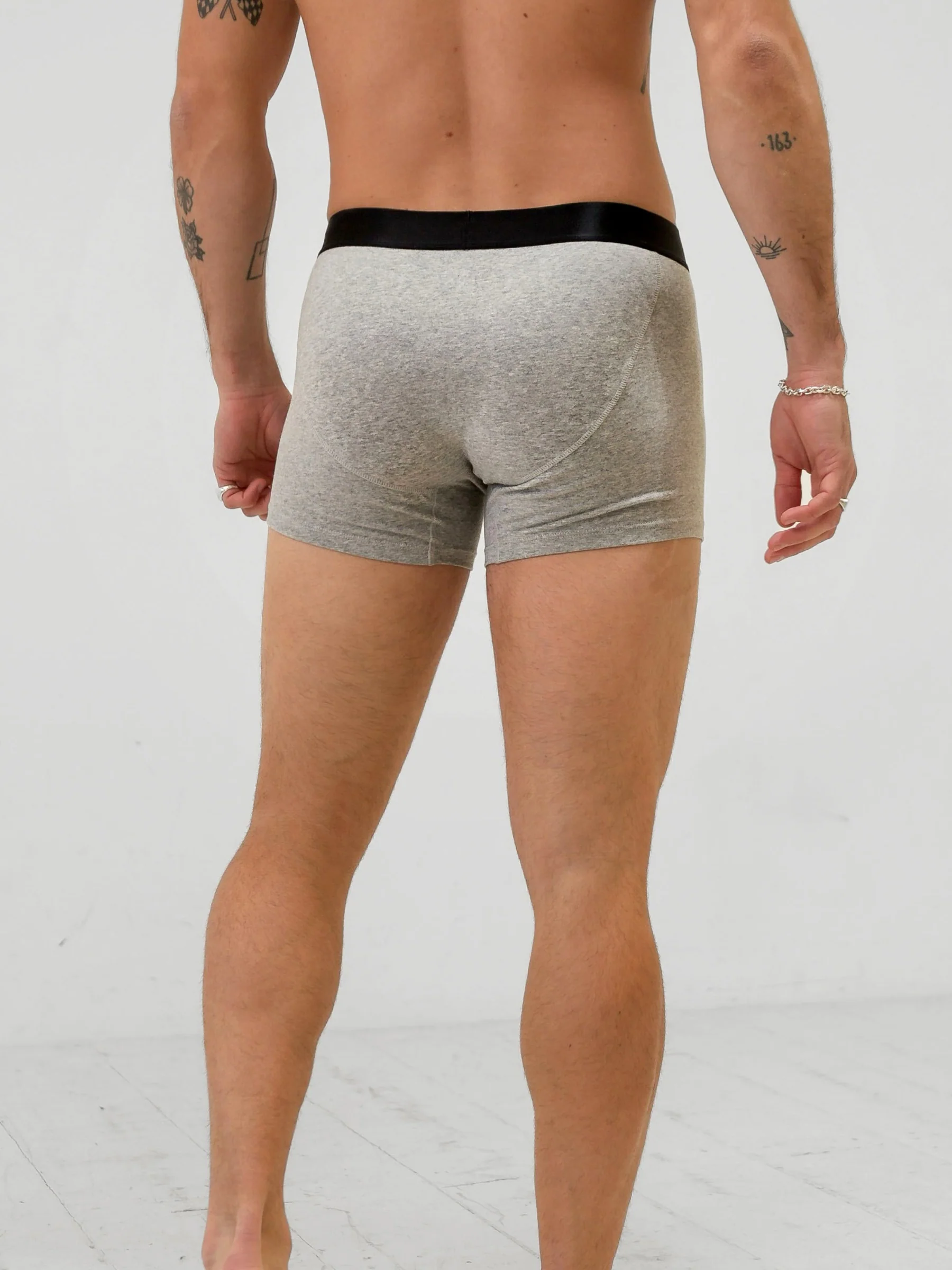 Blakely Boxers - Marl Grey 3 Pack - Image 3