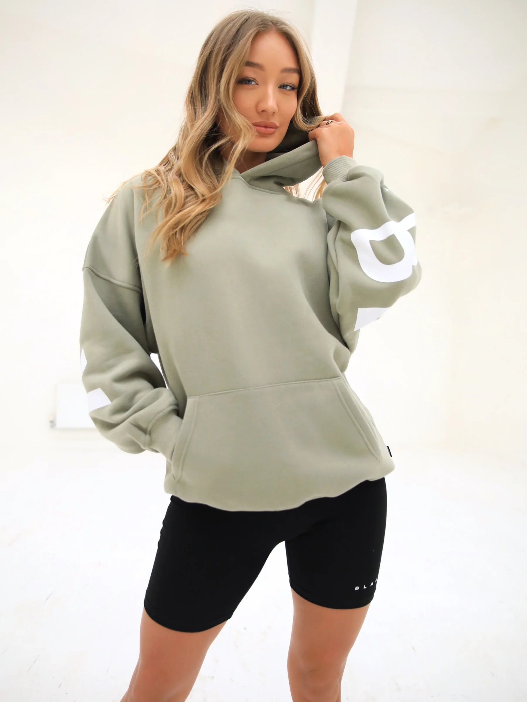 Isabel Oversized Hoodie - Olive - Image 5