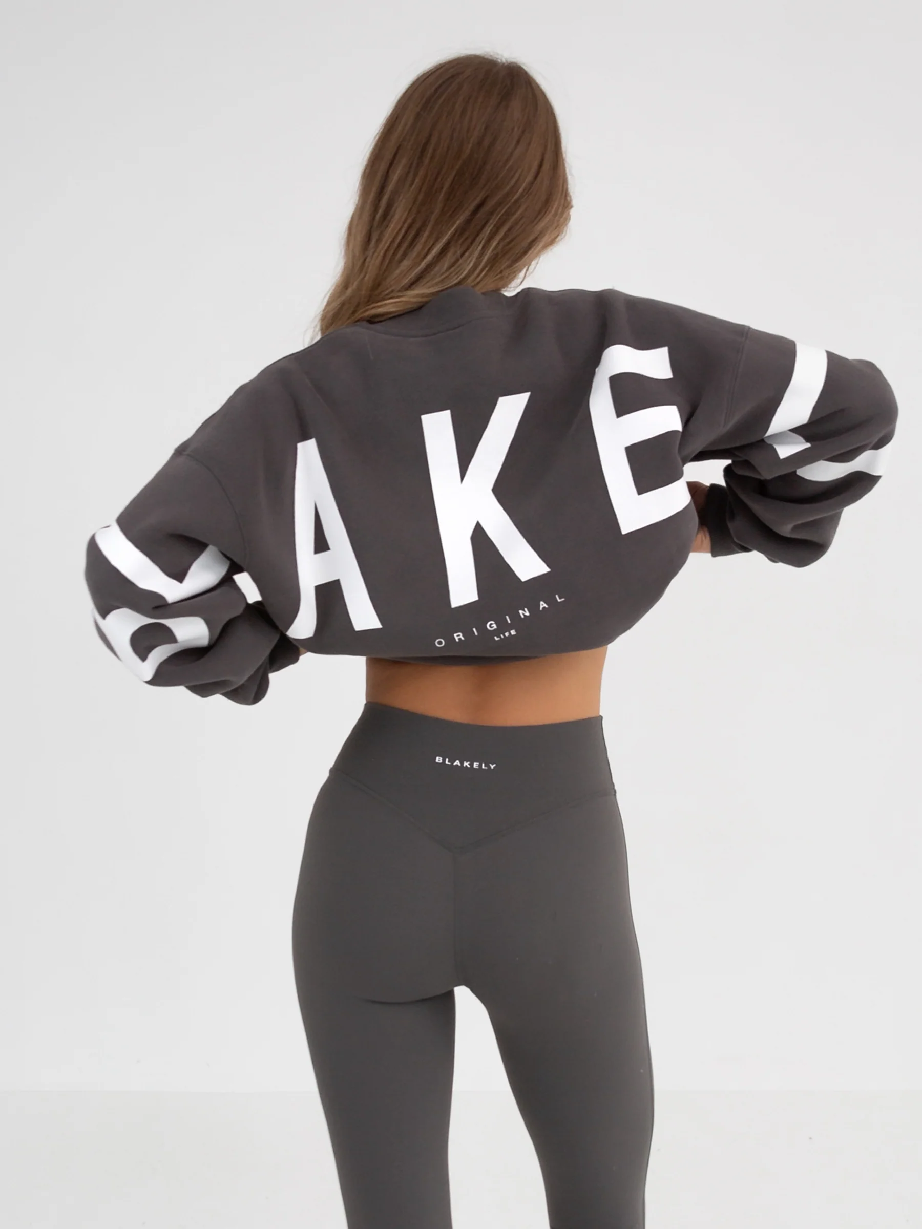 Isabel Oversized Jumper - Charcoal - Image 4