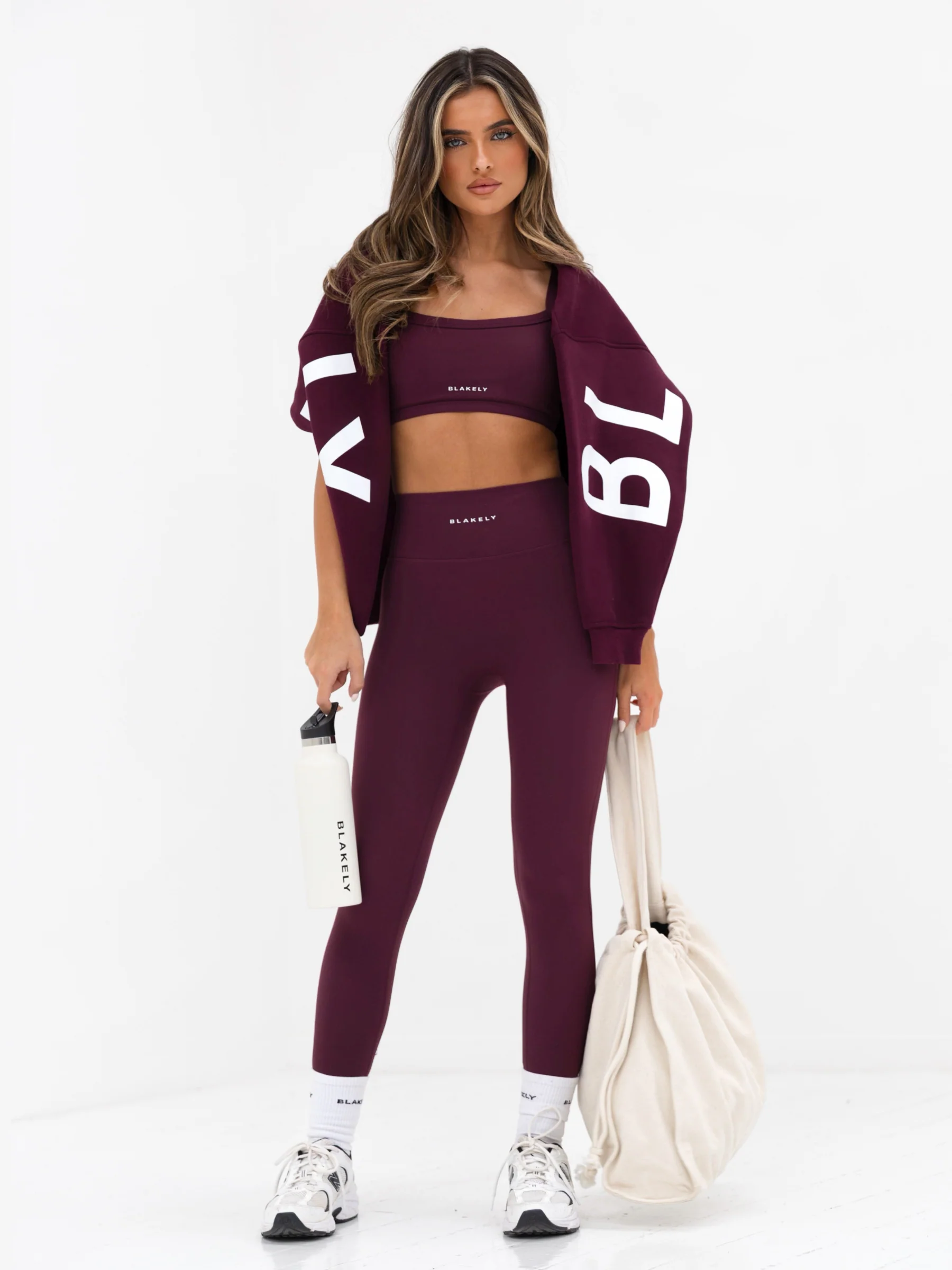 Isabel Oversized Hoodie - Dark Cherry - Image 6