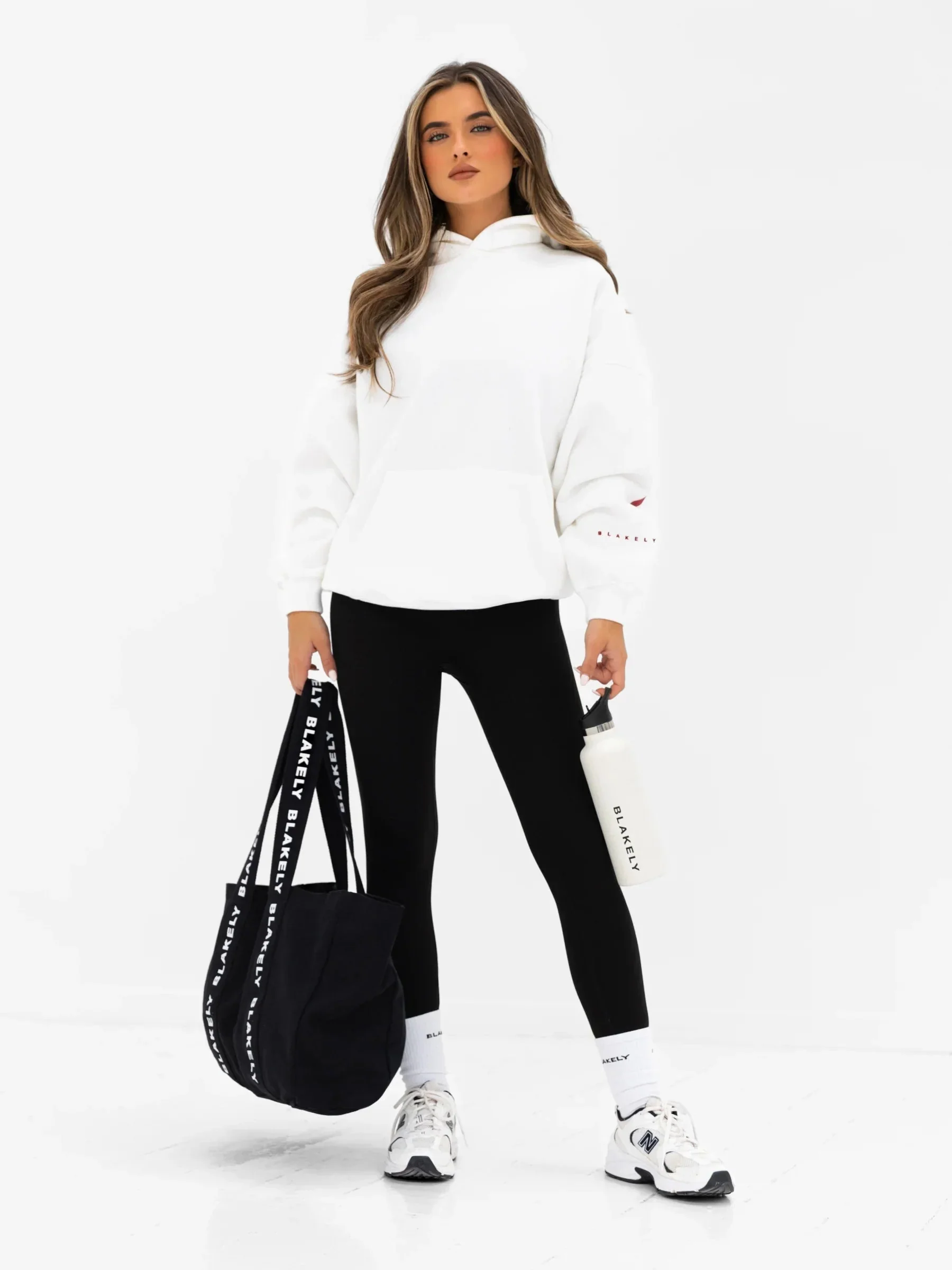 Isabel Oversized Hoodie - Flat White - Image 4