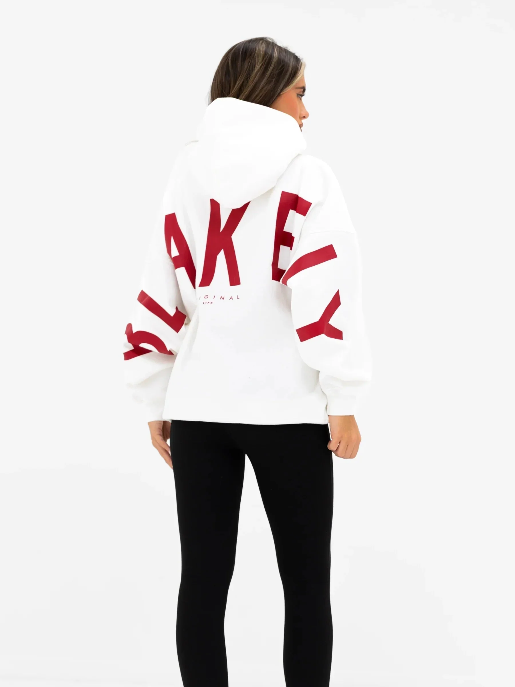 Isabel Oversized Hoodie - Flat White - Image 5