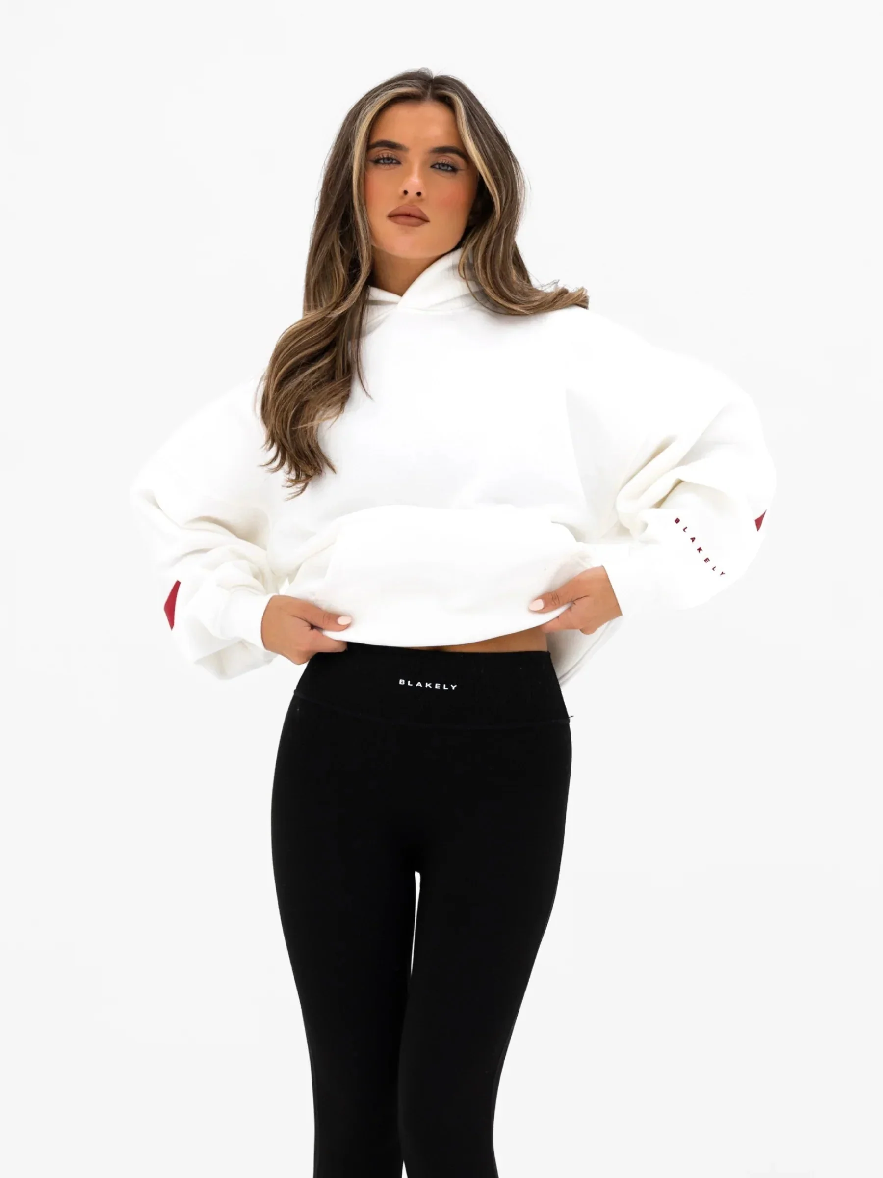 Isabel Oversized Hoodie - Flat White - Image 6