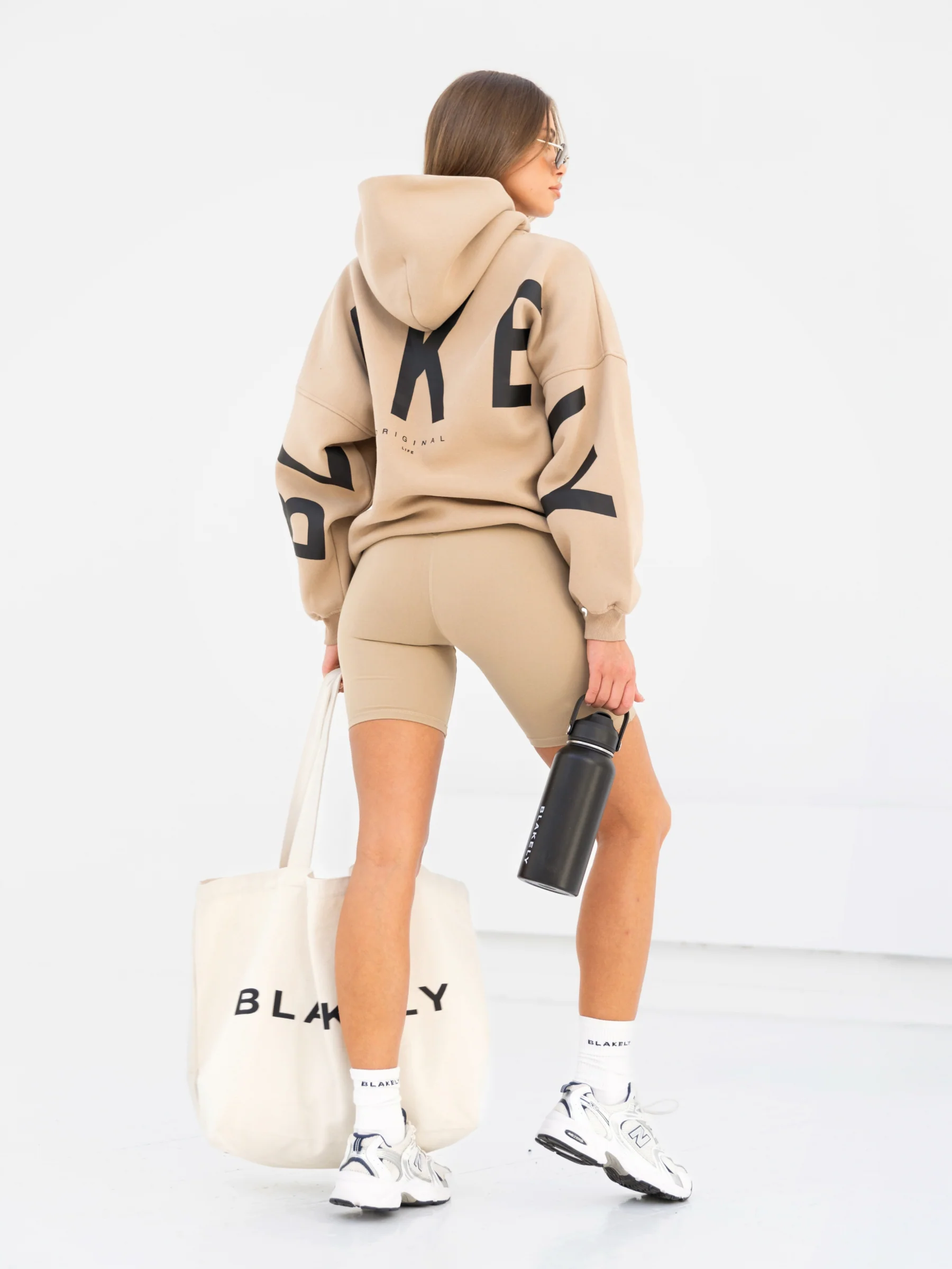Isabel Oversized Hoodie - Tan - Image 4