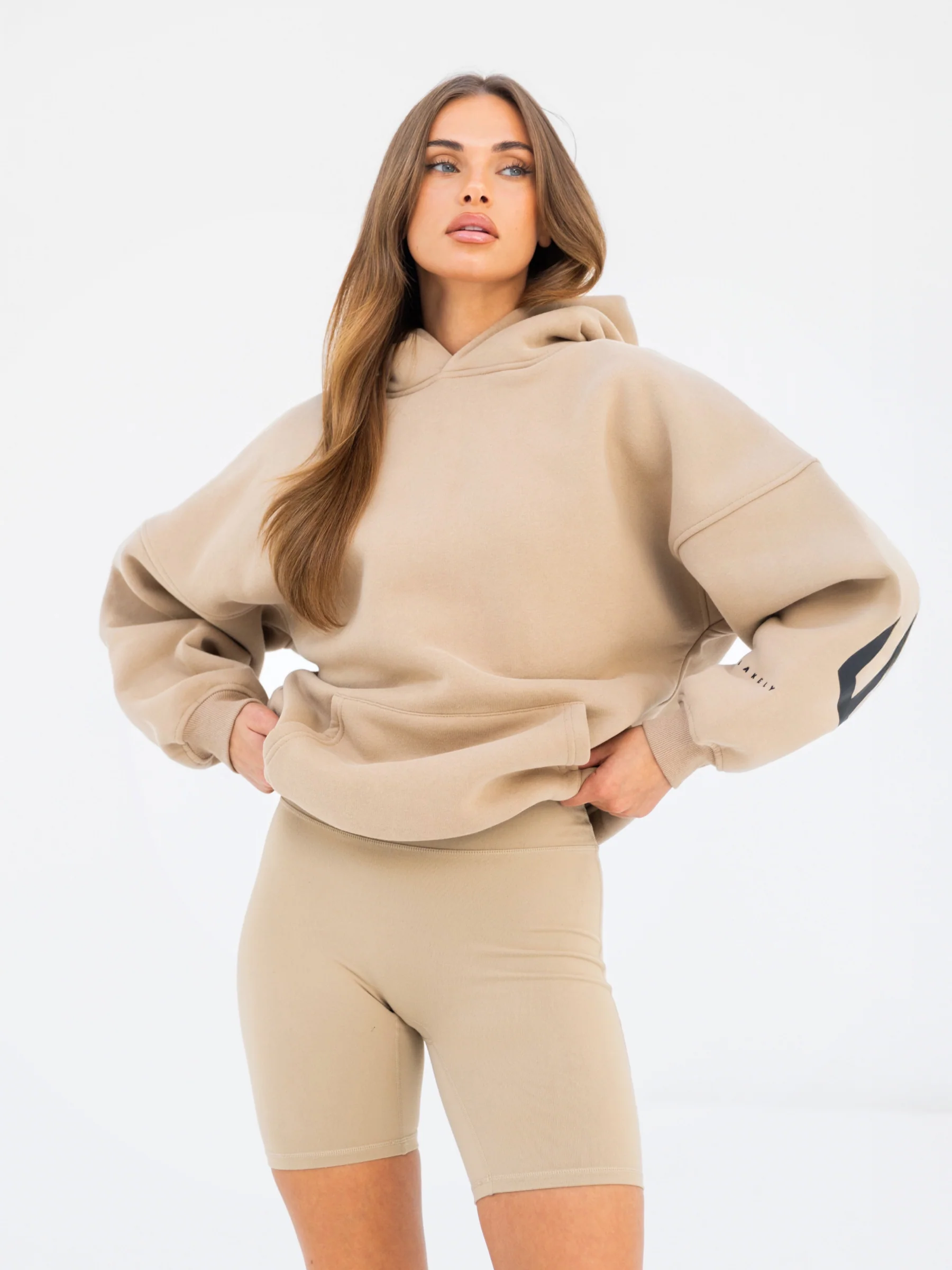 Isabel Oversized Hoodie - Tan - Image 5