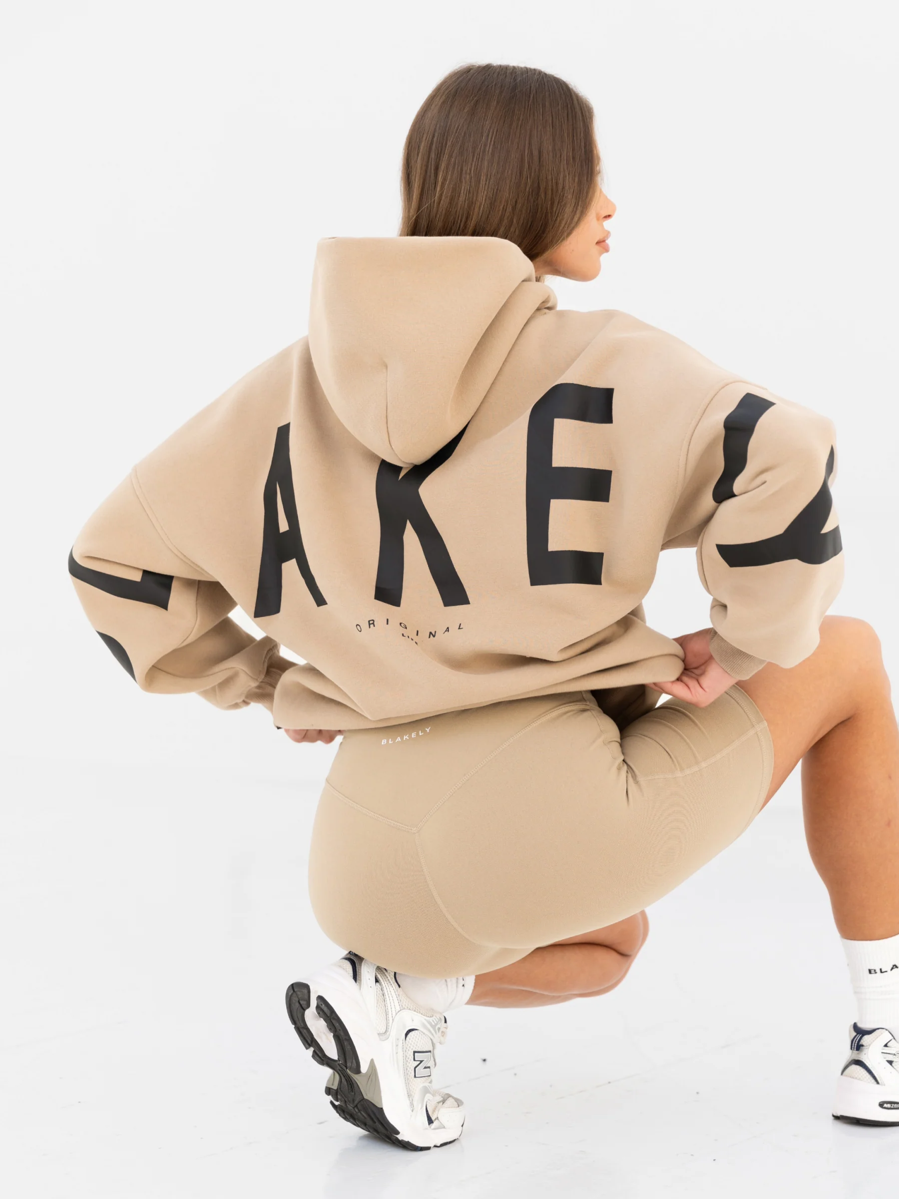 Isabel Oversized Hoodie - Tan - Image 6