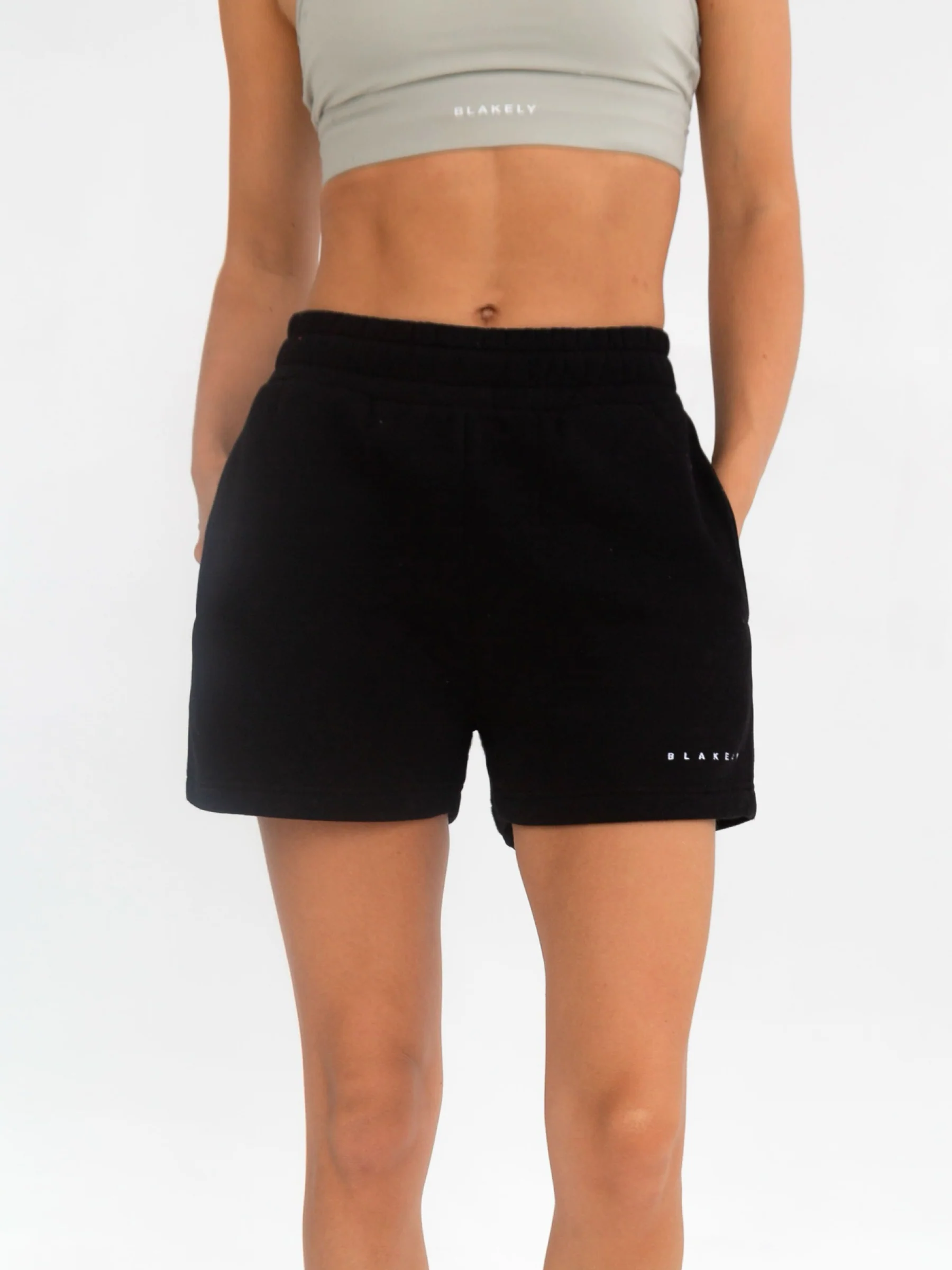 Isabel Jogger Shorts - Black - Image 4