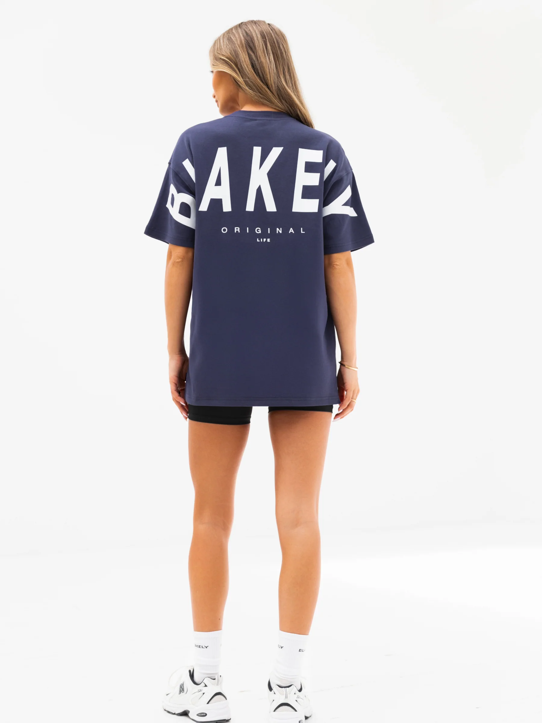 Isabel Oversized T-Shirt - Dark Navy - Image 5