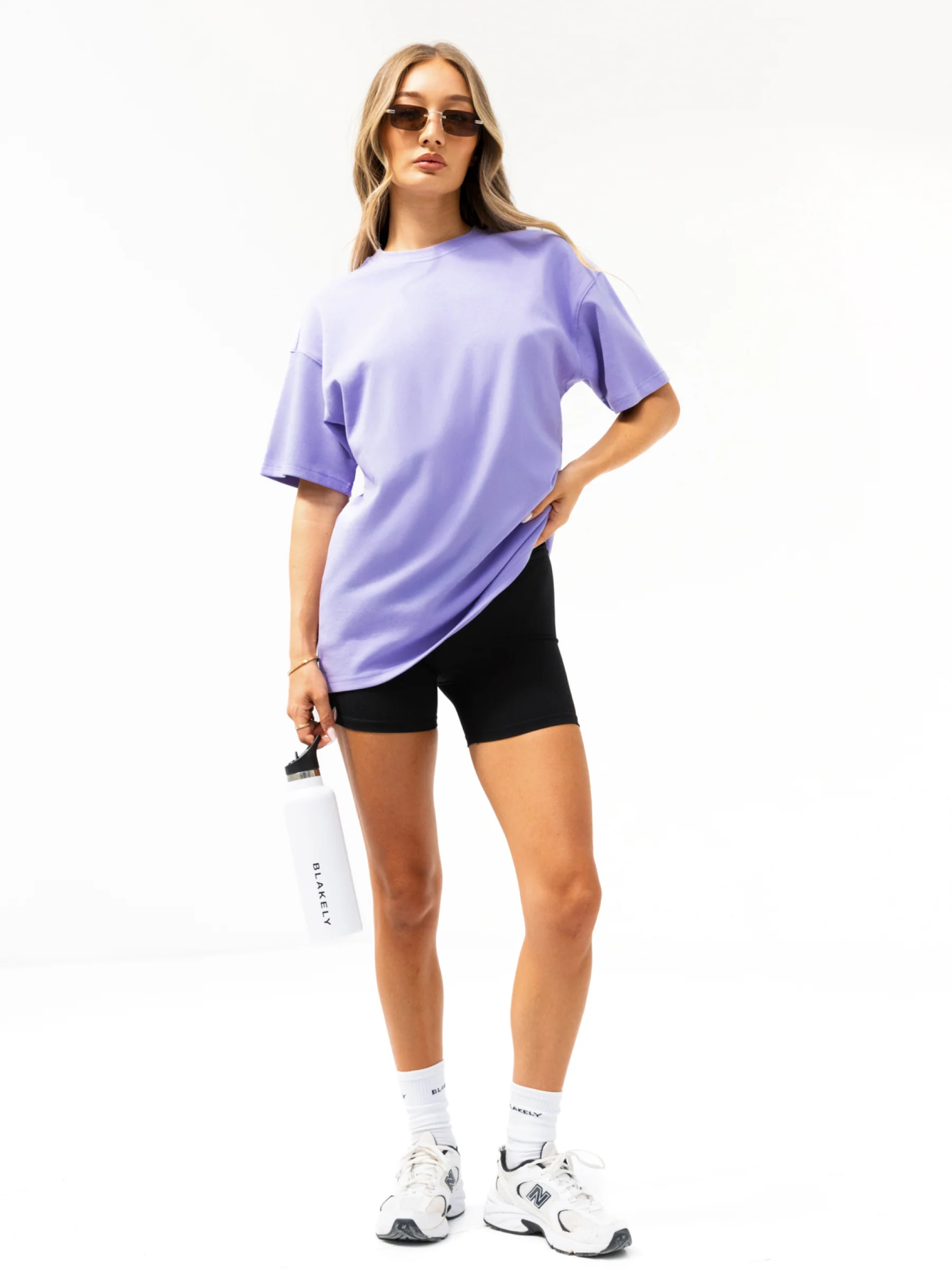 Isabel Oversized T-Shirt - Violet - Image 4