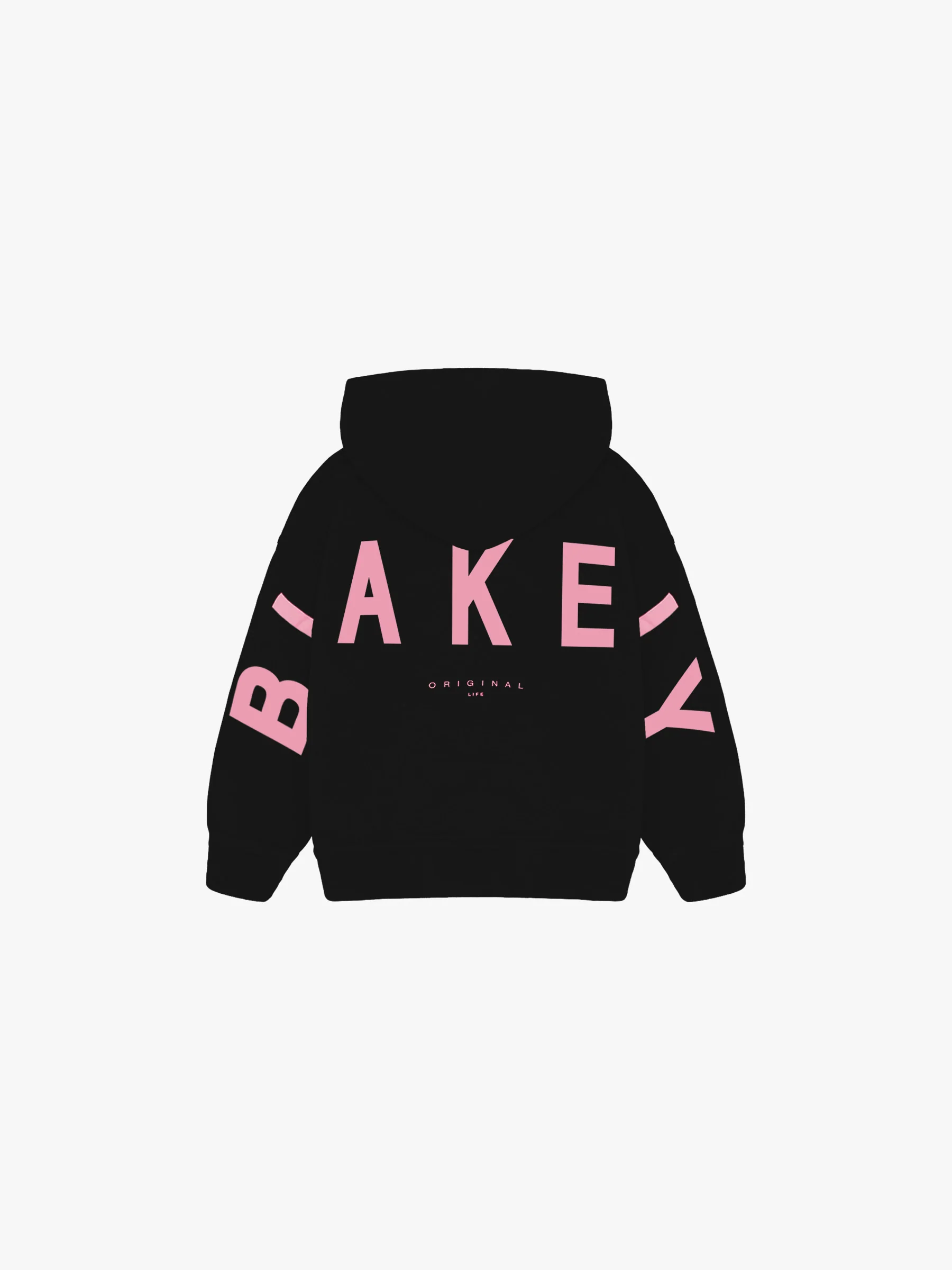 Mini Blakely Hoodie - Black & Pink - Image 5