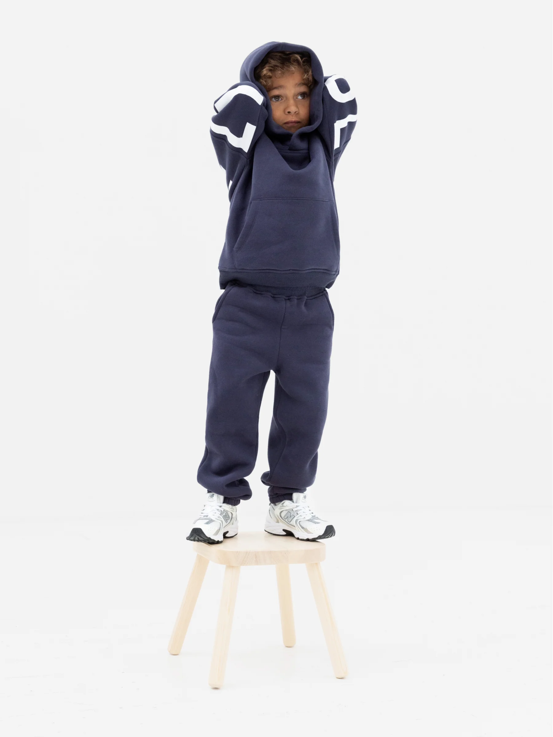 Mini Blakely Hoodie - True Navy - Image 3