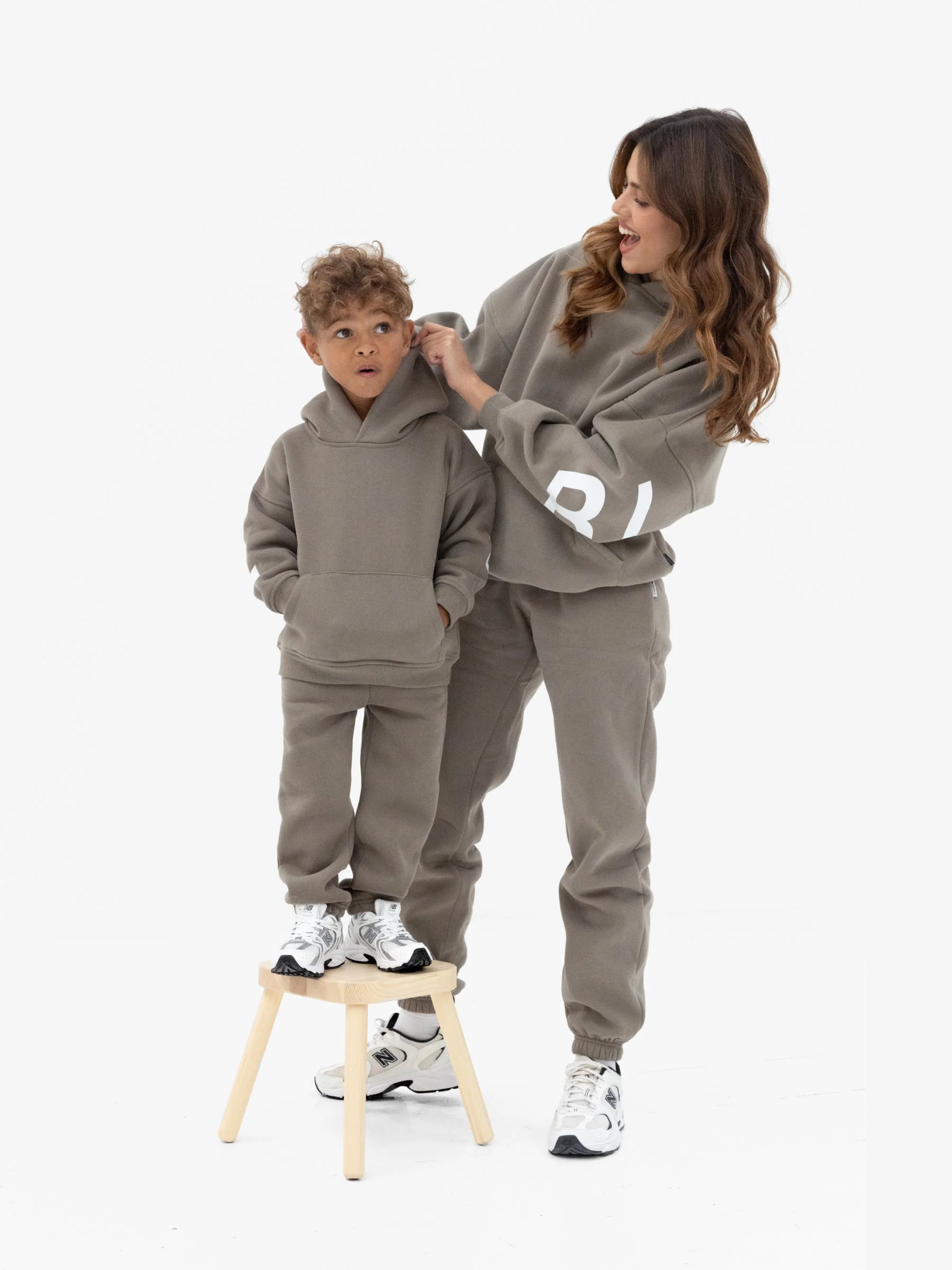 Mini Blakely Sweatpants - Safari Green - Image 3