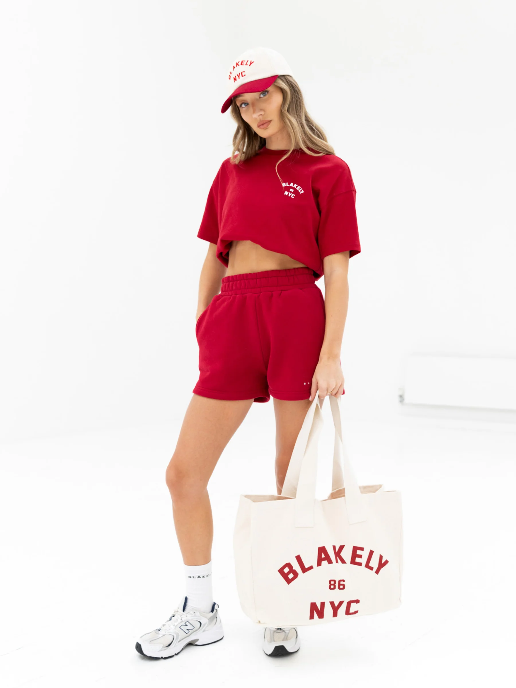 NYC Oversized T-Shirt - Cherry Red - Image 5