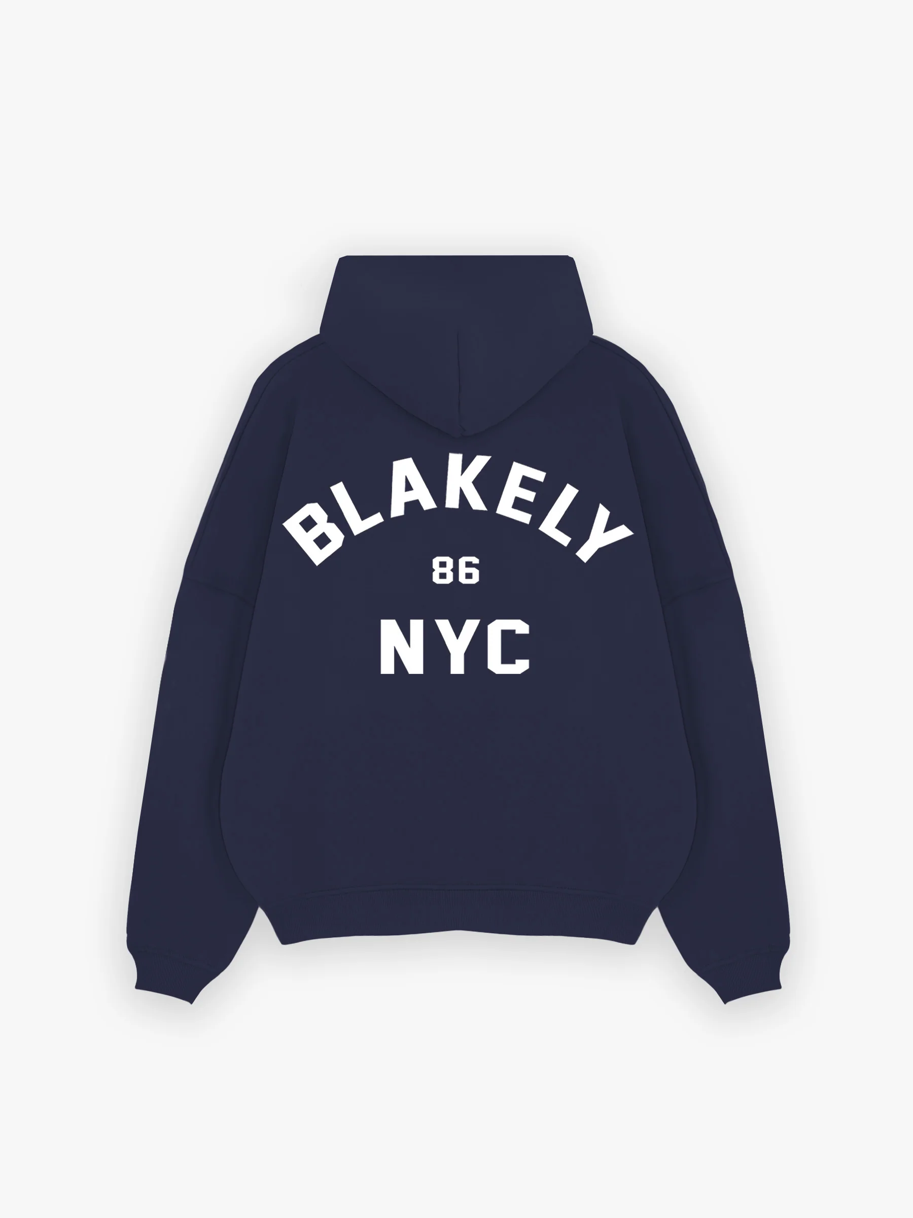 NYC Relaxed Hoodie - True Navy - Image 3