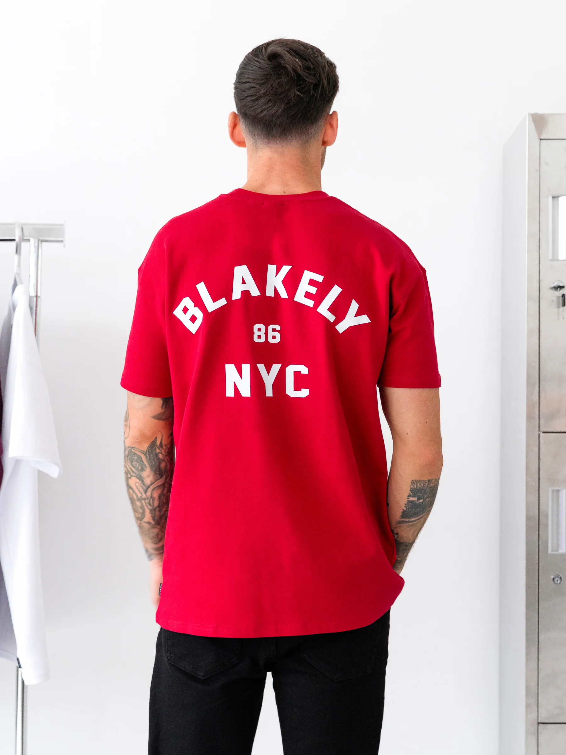 NYC Relaxed T-Shirt - Red - Image 5