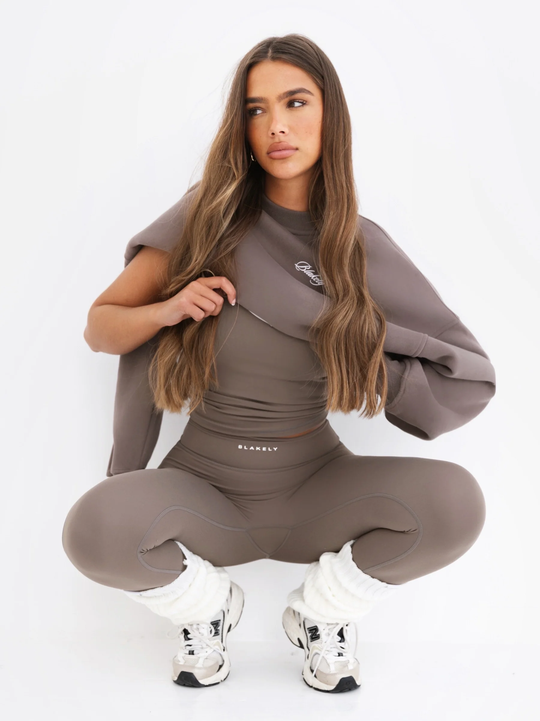 Ultimate Active Leggings - Ash Brown - Image 6