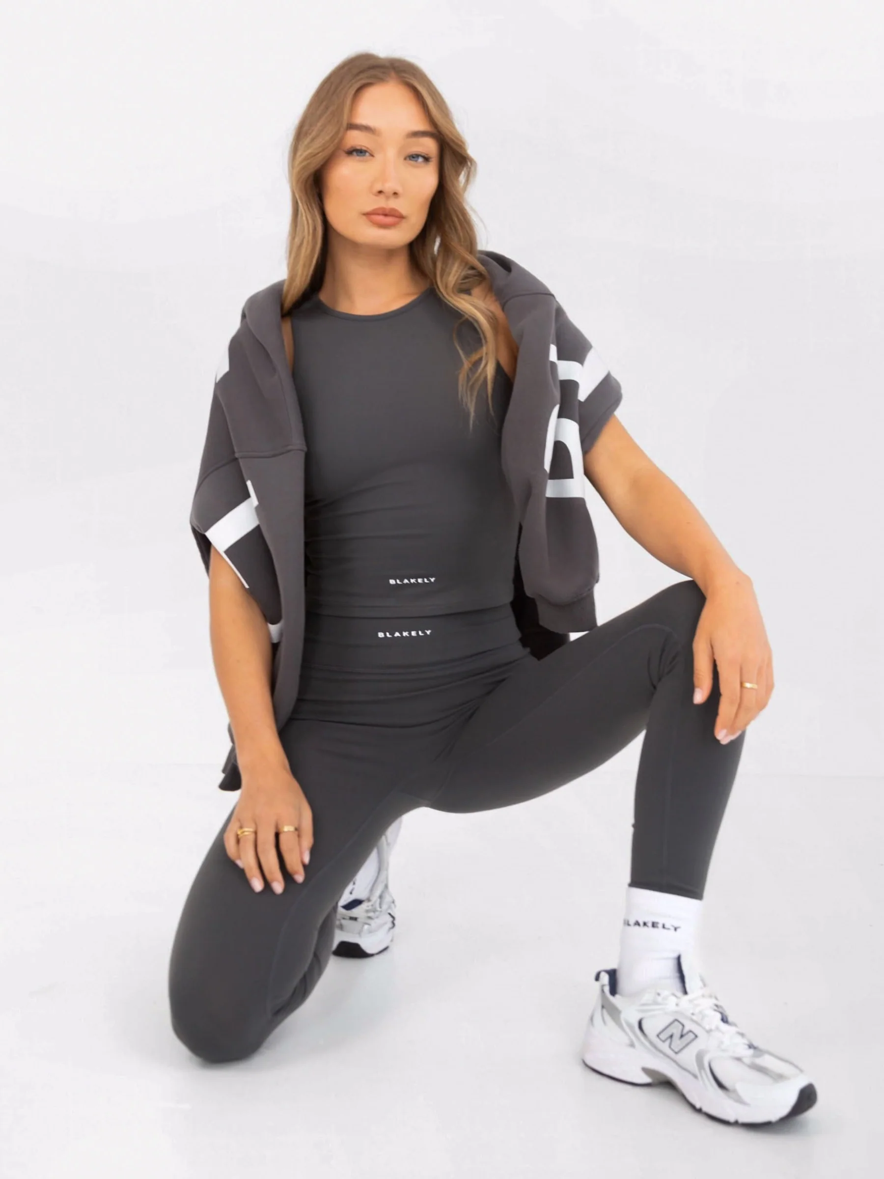 Ultimate Soft Lifestyle Leggings - Charcoal - Image 5