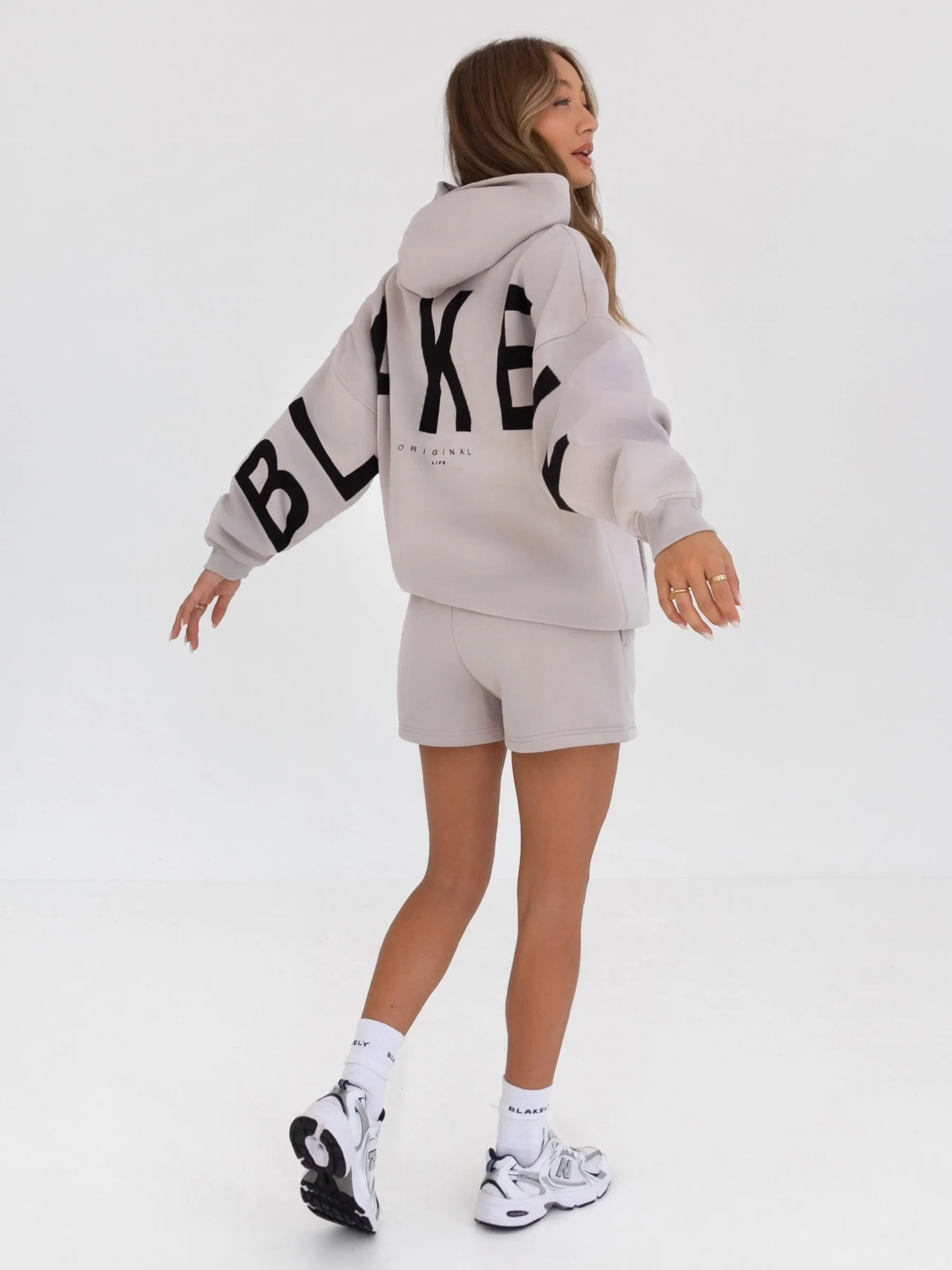 Isabel Oversized Hoodie - Stone - Image 5
