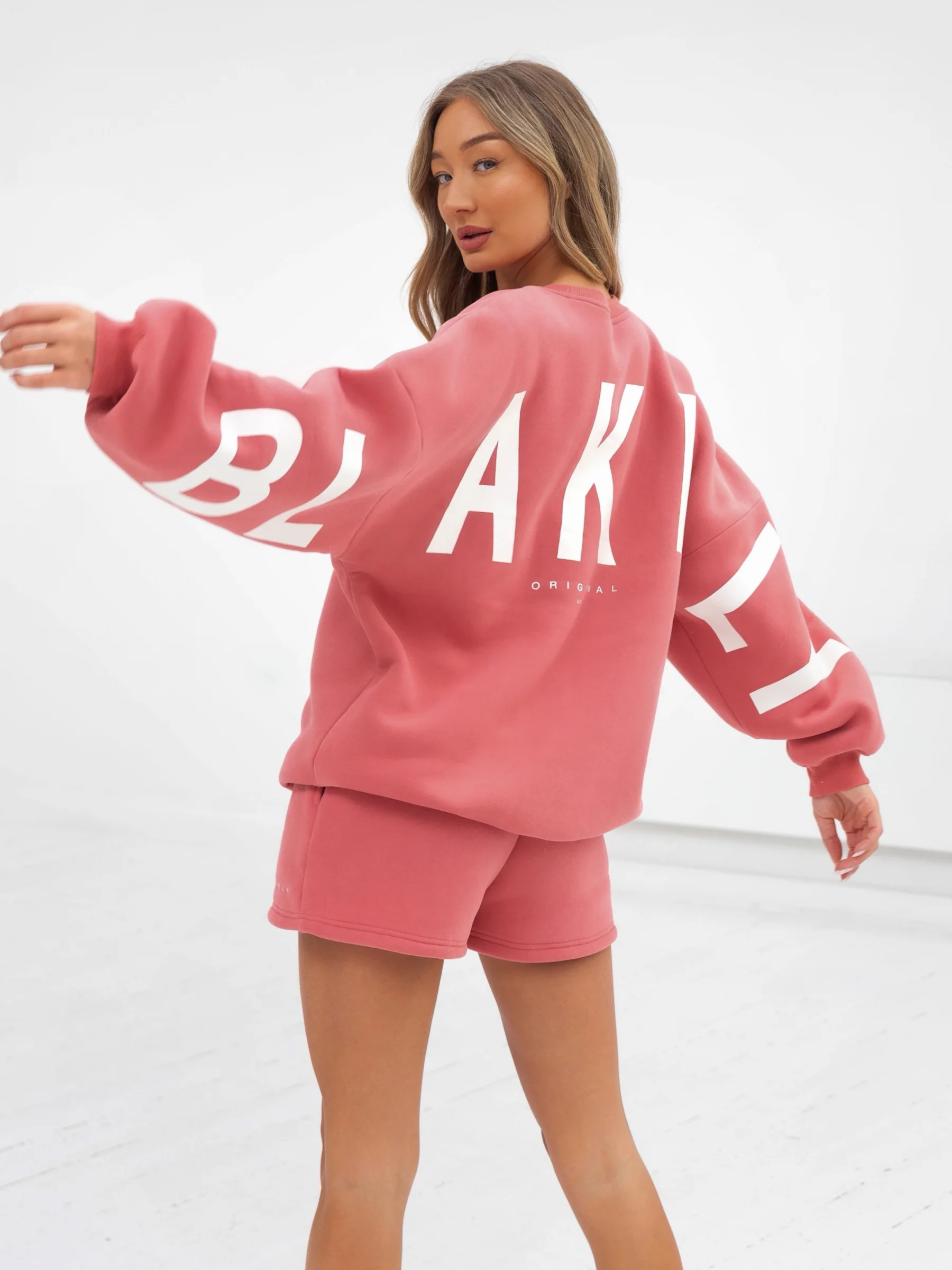 Isabel Oversized Jumper - Sunrise Coral - Image 5