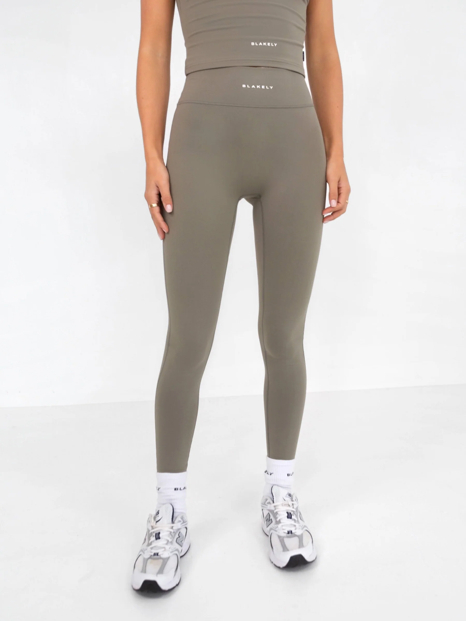 Ultimate Soft Lifestyle Leggings - Safari Green - Image 4